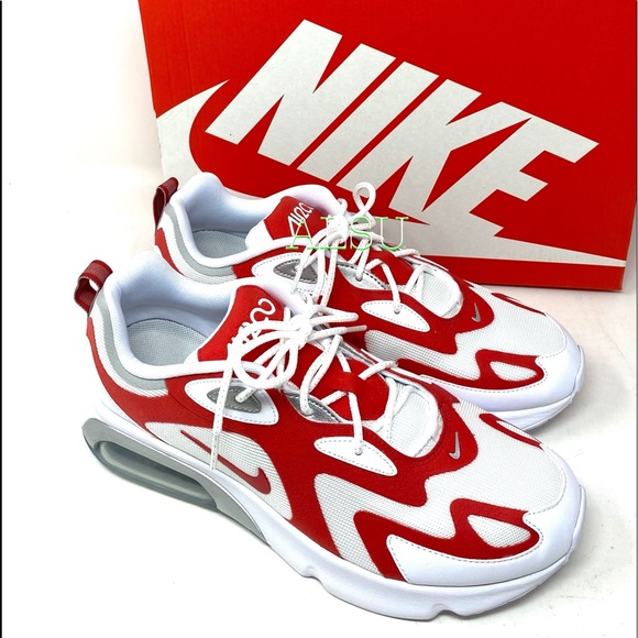 Nike Air Max 200 White University Red Men’s Snaker - Picture 6 of 11